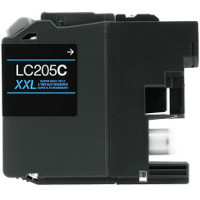 Compatible Brother LC-205C ( LC205C ) Cyan Inkjet Cartridge