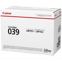 OEM Canon Canon 039 ( 0287C001 ) Black Laser Toner Cartridge