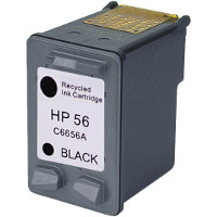 Hewlett Packard HP C6656AN / HP C6656A ( HP 56 ) Professionally Remanufactured Black Inkjet Cartridge
