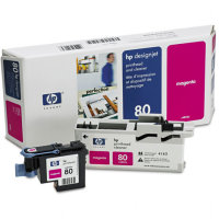 Hewlett Packard HP C4822A ( HP 80 ) Printhead for Magenta Inkjet Cartridges and Printhead Cleaner