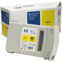 Hewlett Packard HP C4873A ( HP 80 ) Yellow Inkjet Cartridge