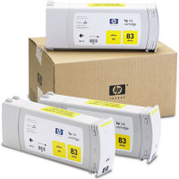 Hewlett Packard HP C5075A ( HP 83 ) UV Ink Yellow InkJet Cartridge Multi-Pack ( 3 Pack of C4943A )