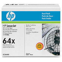Hewlett Packard HP CC364XD ( HP 64X ) Laser Toner Cartridge Dual Pack