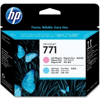 Hewlett Packard HP CE019A ( HP 771 Light Magenta/Light Cyan ) InkJet Printhead
