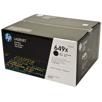 Hewlett Packard HP CE260XD ( HP 649X black ) Laser Toner Cartridge Dual Pack
