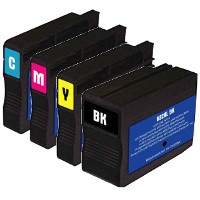 Hewlett Packard HP CN053AN / CN054AN / CN055AN / CN056AN ( HP 932XL / 933XL ) Remanufactured InkJet Cartridge Set
