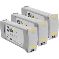 Hewlett Packard HP CR253A ( HP 771 Yellow ) InkJet Cartridges (3/Pack)