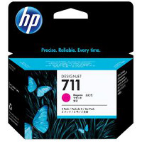 Hewlett Packard HP CZ135A ( HP 711 magenta ) InkJet Cartridges (3/Pack)