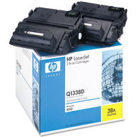Hewlett Packard HP Q1338D ( HP 38A ) Dual Pack Laser Toner Cartridges
