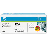 Hewlett Packard HP Q2612AD ( HP 12A ) Laser Toner Cartridge Dual Pack