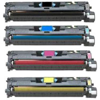 Compatible HP C9700A / C9701A / C9702A / C9703A Laser Toner Cartridge MultiPack