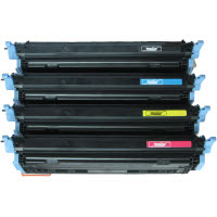 Compatible HP Q6000A / Q6001A / Q6002A / Q6003A Laser Toner Cartridge MultiPack