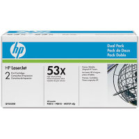 Hewlett Packard HP Q7553XD ( HP 53X ) Laser Toner Cartridge Dual Pack