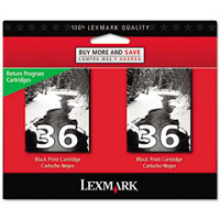 Lexmark 18C2236 ( Lexmark Twin-Pack #36 ) InkJet Cartridges
