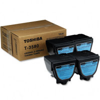 Toshiba T3580 Black Laser Toner Cartridges (4/Pack)